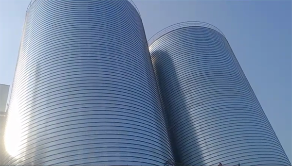 湘阴2座混凝土高架卷板仓